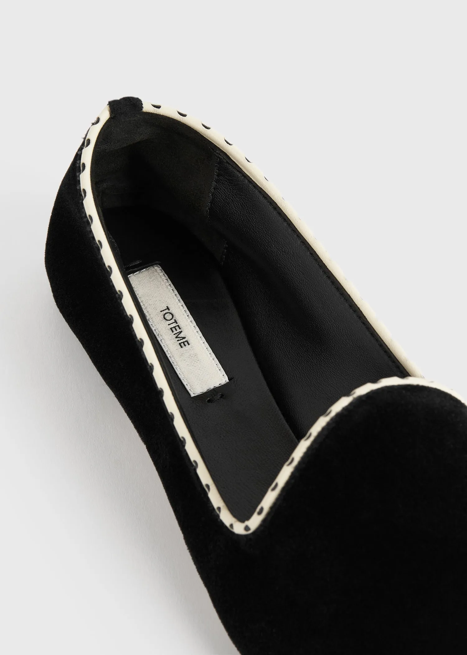 Slippers With Straps Velvet venetian slippers black