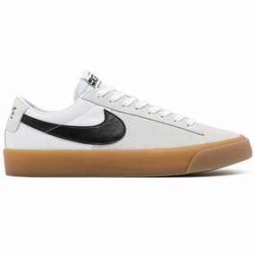 Nike SB Zoom Blazer Low Pro GT (White/Black) Denver Broncos Nike Shoes