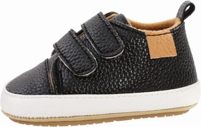 Crib Shoes Boy, Infant Baby Girls Boys Walkers Shoes Sneaker Leather Soft Anti-Slip Rubber Sole Cheap Laceless Soccer Cleats