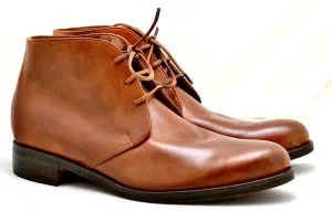 Desert Boot | Cognac | Calf Square Toe