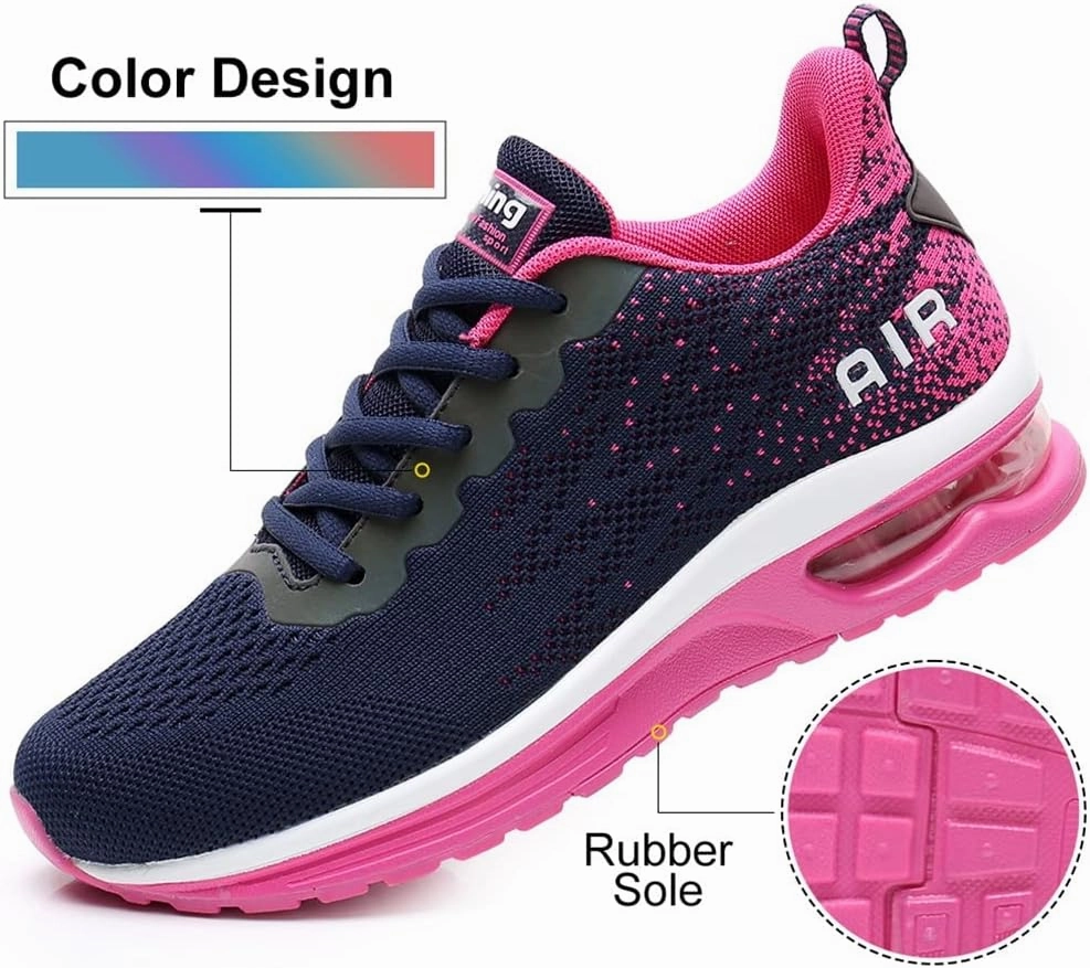 Dannto Women's Lightweight Walking Sneakers Air Cushion Tennis Athletic Running Fashion Sport Shoes for Girls Catapult Training Shoes