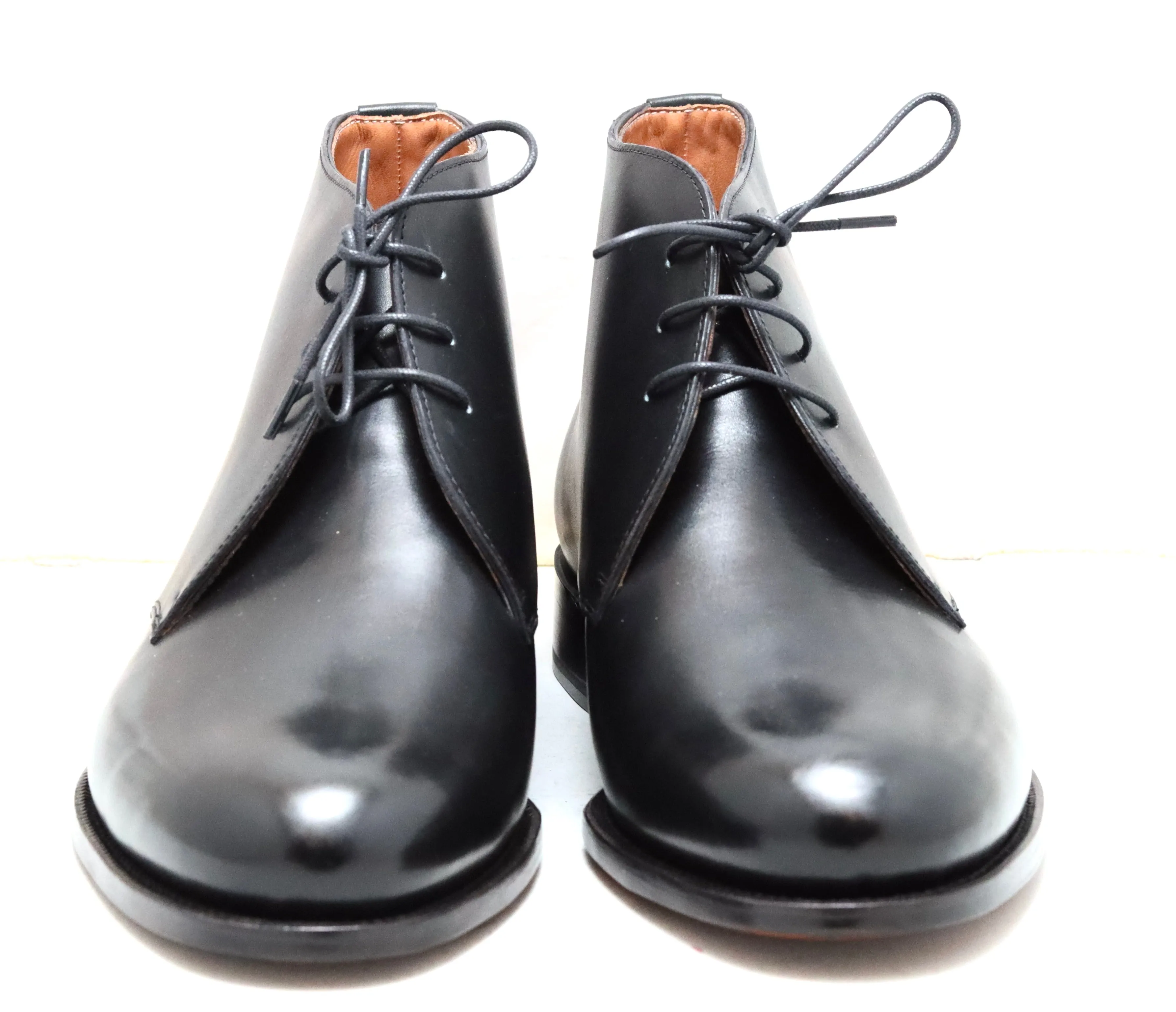 Desert boot |  Black calf | wide fit Extra Wide Width Ankle Boots