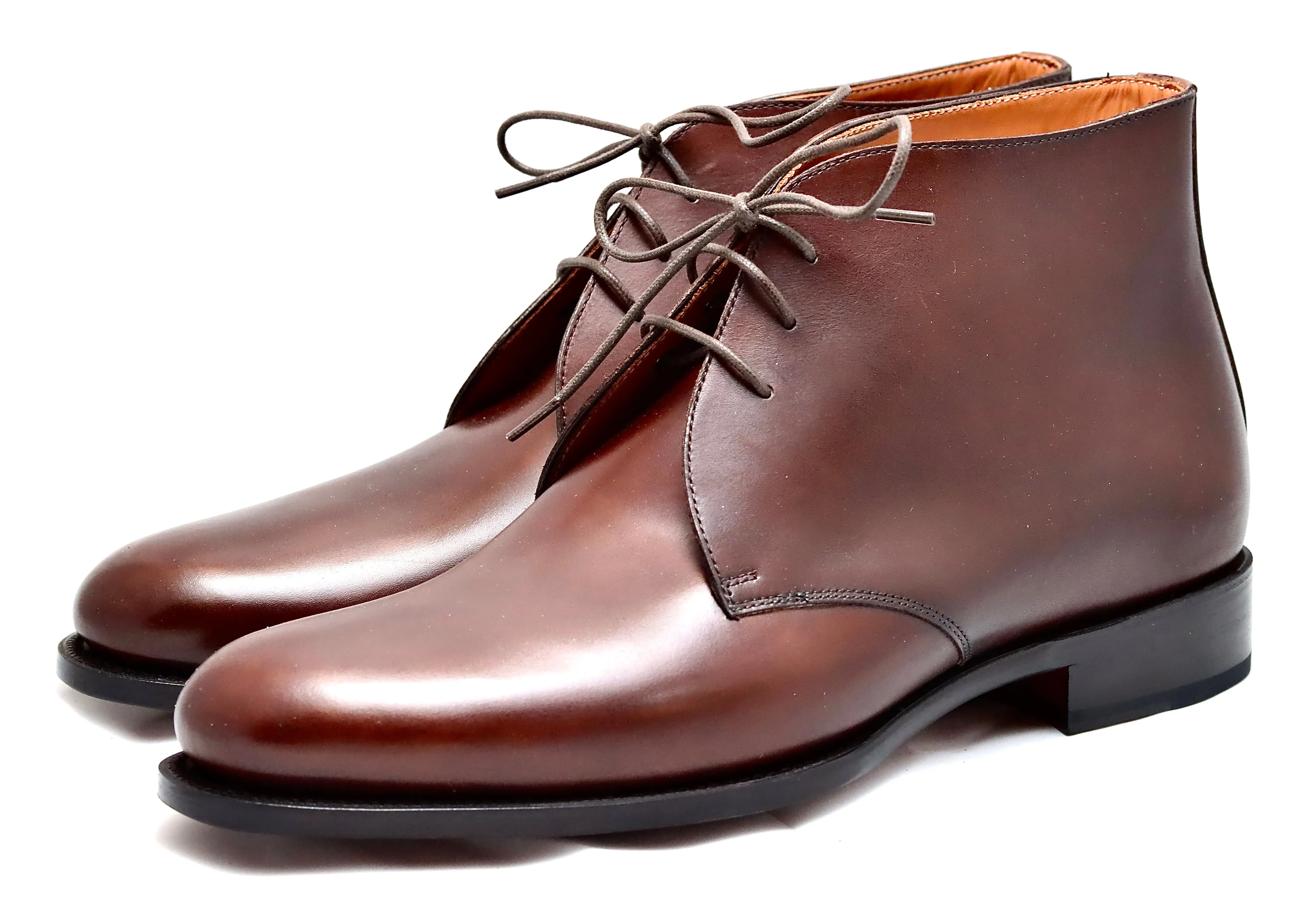 Fur Boots In Store Desert Boot | brown |  box calf | wide fit