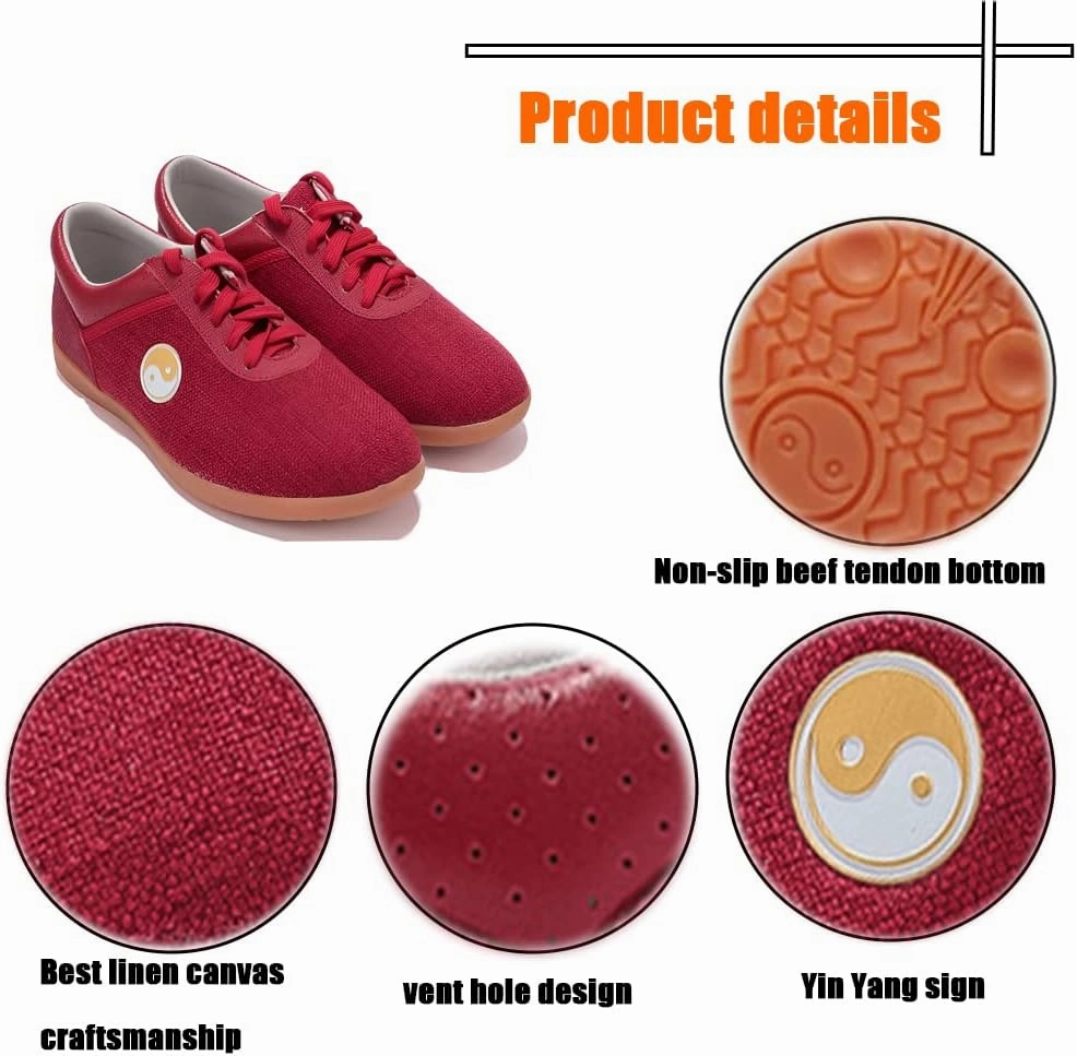 Table Tennis Shoes Vs Badminton Shoes Tai Chi Martial Art Shoes,Suitable for Indoor and Outdoor Martial Arts, Badminton, Parkour, Table Tennis or Casual Street wear,
