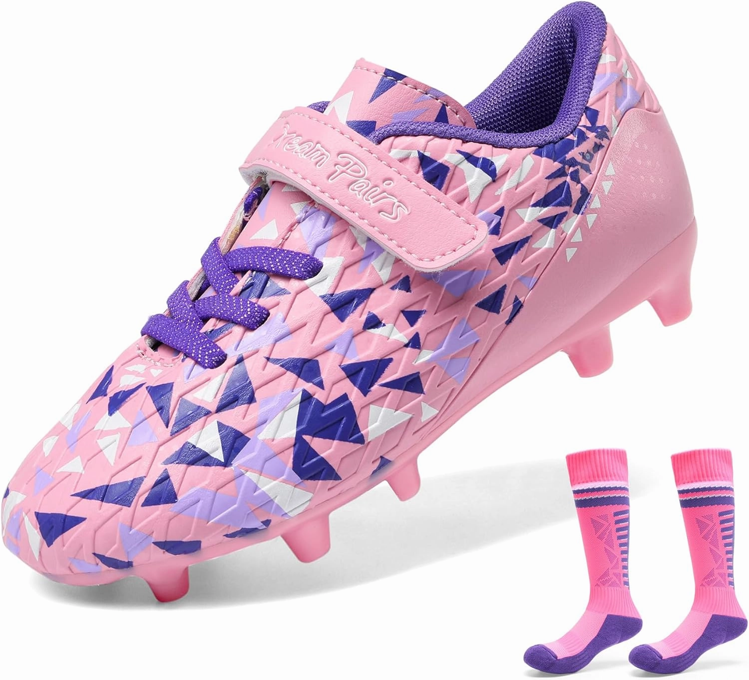 Semi Pro Cleats Soccer DREAM PAIRS Boys Girls Soccer Cleats Kids Football Shoes for Little/Big Kid SDSO2307K