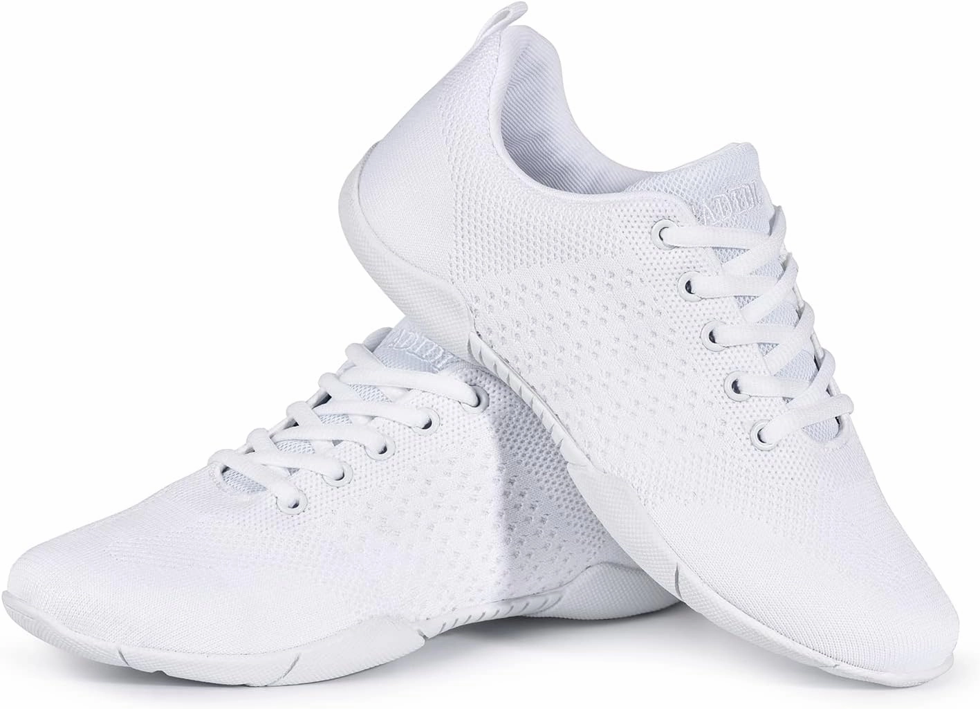 Low Profile Training Shoes CADIDL Cheer Shoes Women White Cheerleading Dance Shoes