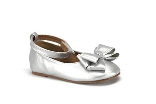 Girls 101-I Infants Round Toe Mary Jane Ankle Strap Ballerina Flats Mary Jane School Shoes Size 12