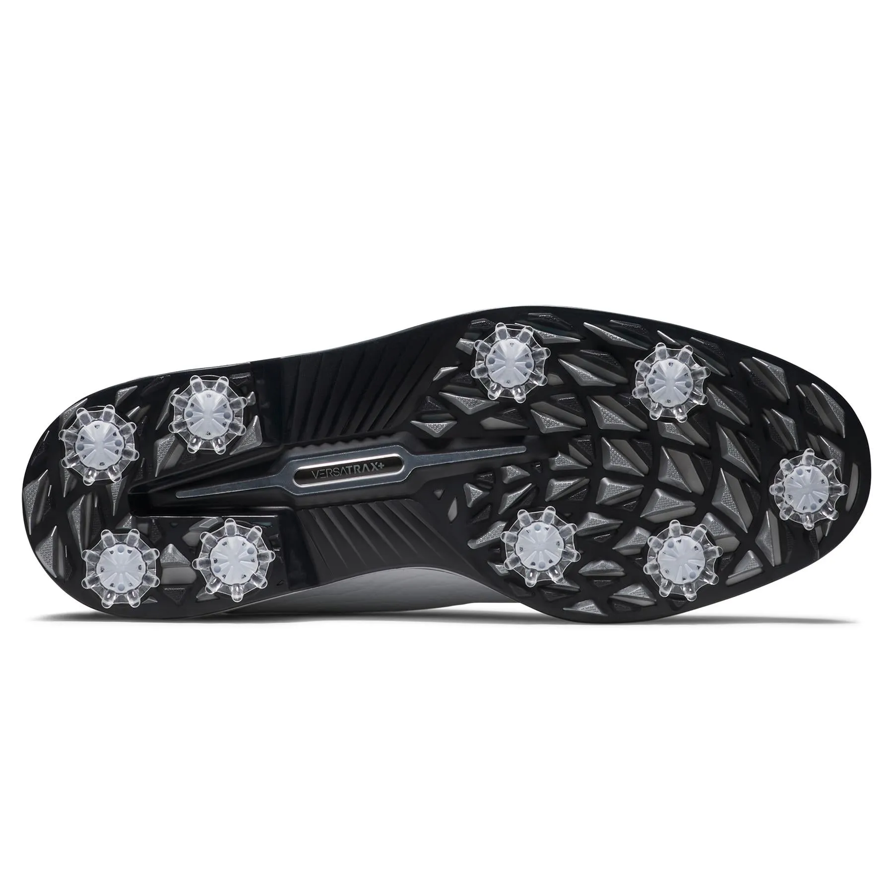 Without Spikes Golf Premiere Series Packard LX Golf Shoes White/Dark Gray