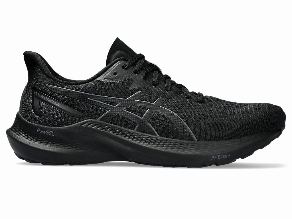 Men's Asics GT-2000 12, Black/Black, 10 4E Extra Wide Asics Tiger Gel-mai Shoes