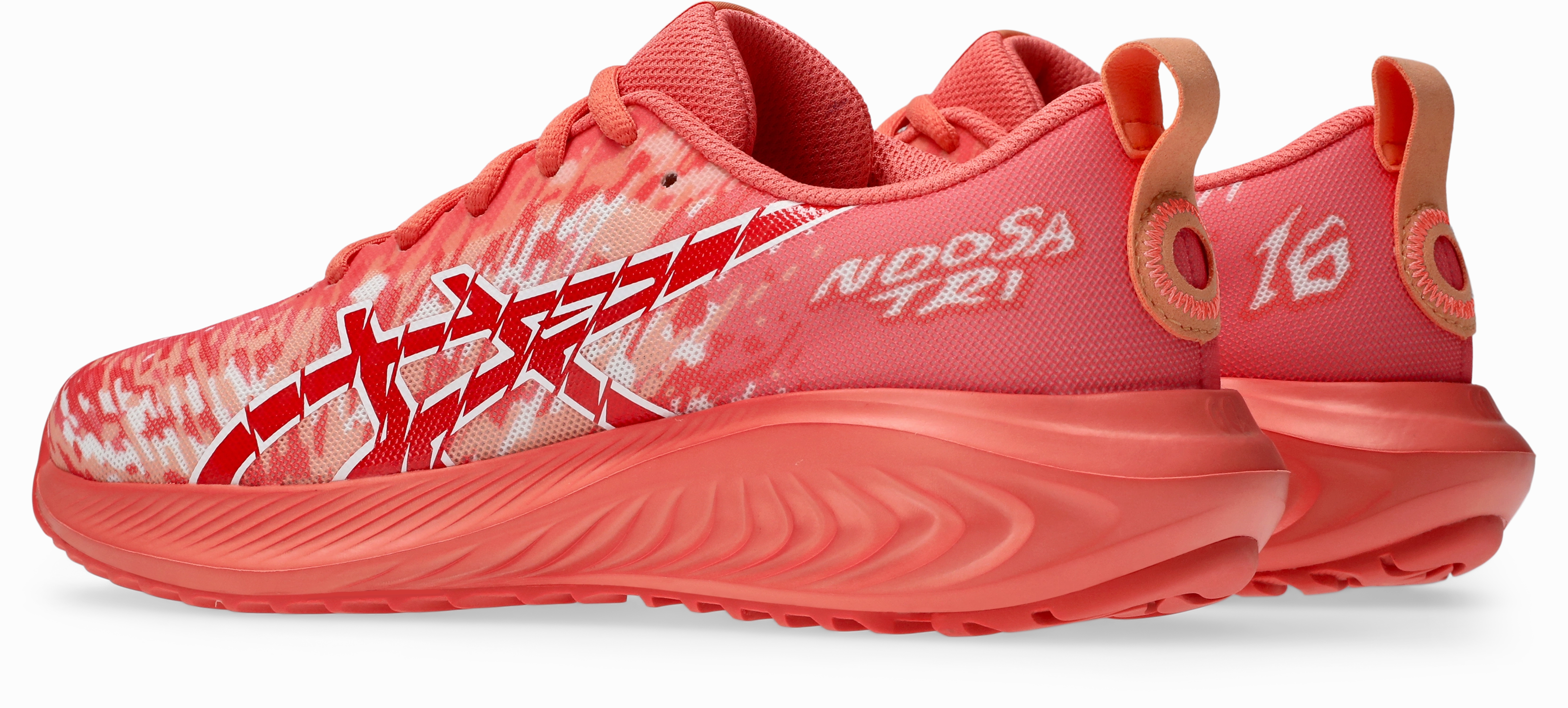 Asics Achilles Tendonitis Shoe Asics Kids Gel Noosa Tri 16 GS - Papaya/Mojave