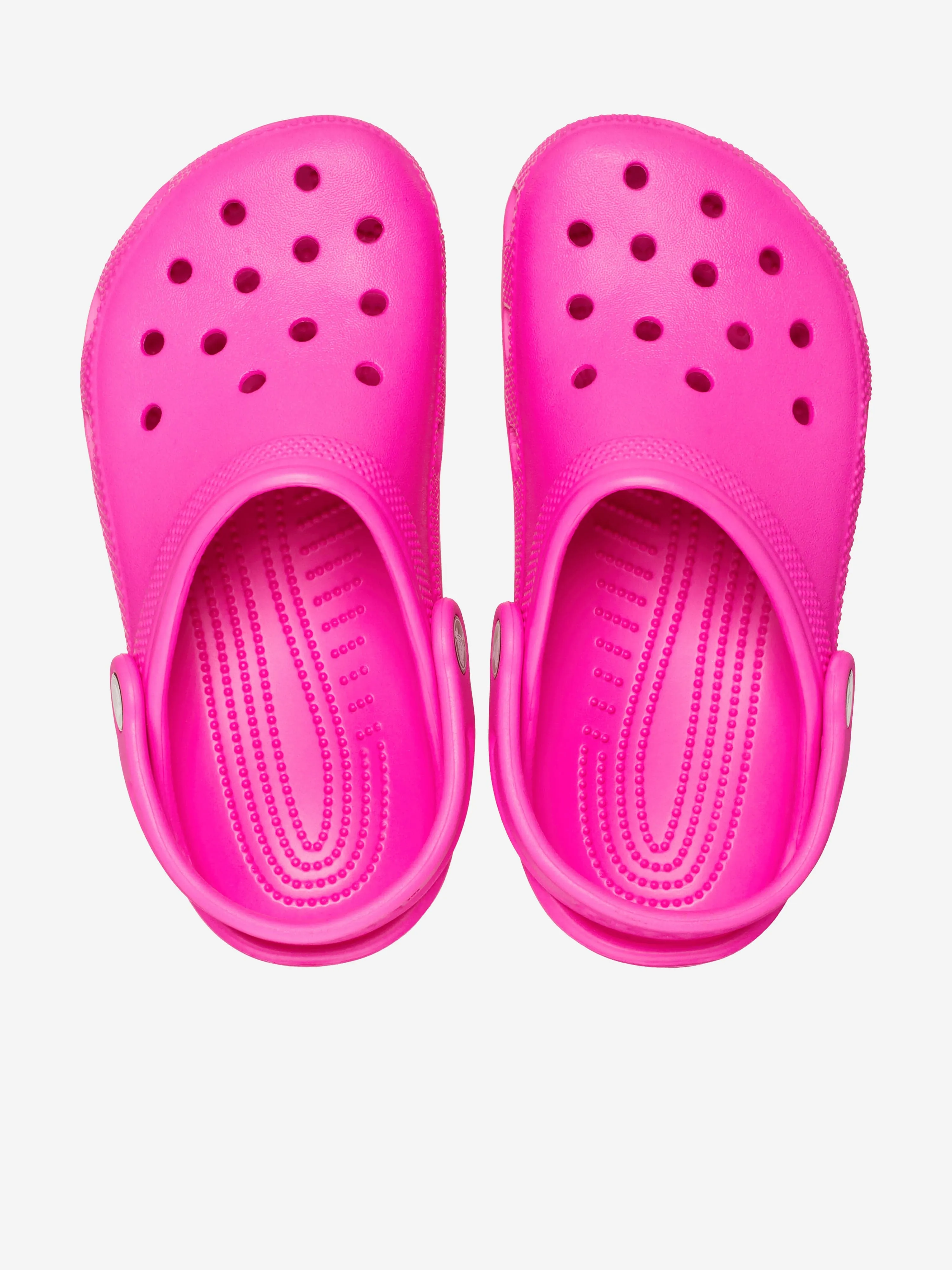 Crocs Girls Classic Clogs in Pink Born Devlyn Clogs