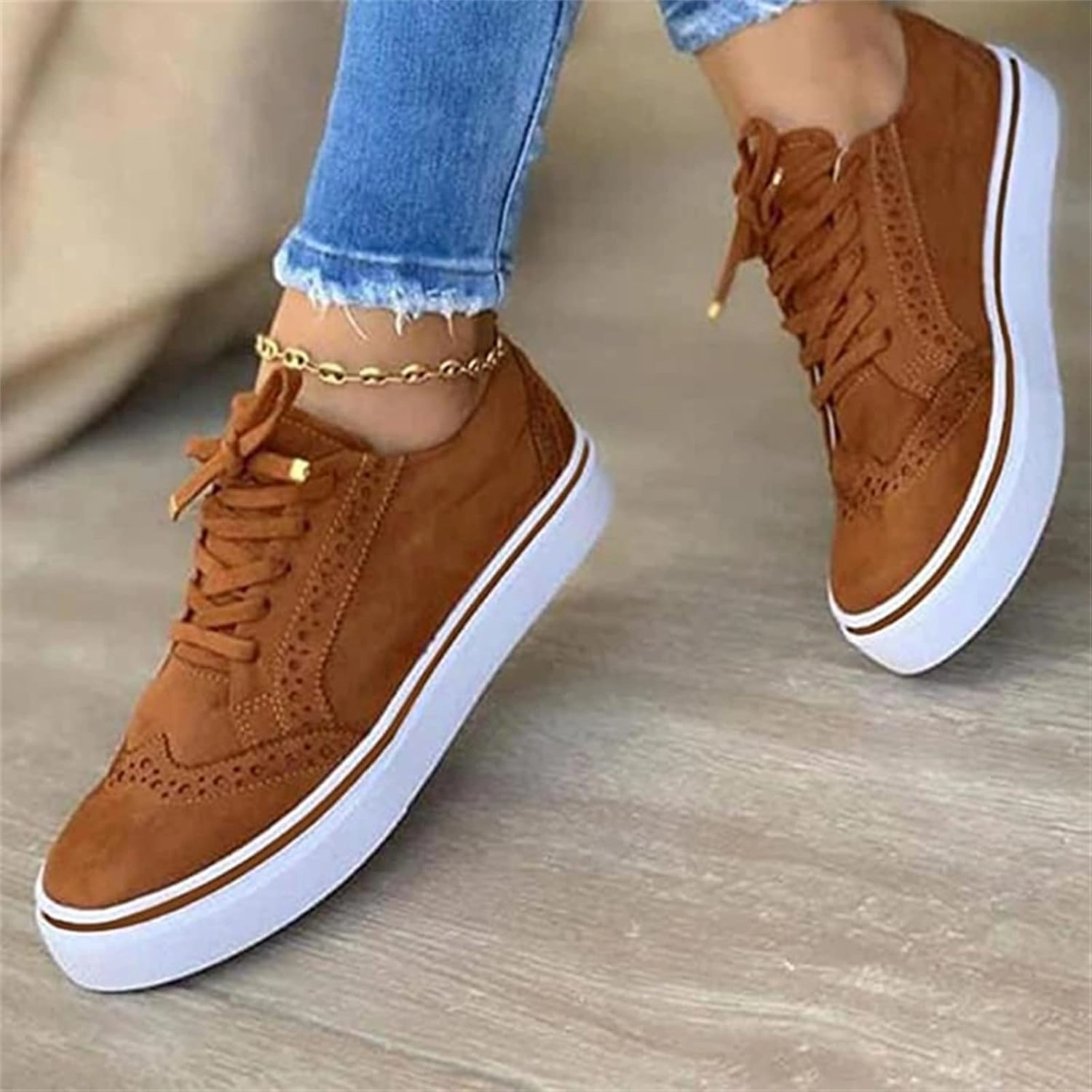 Best Hands Free Slip On Shoes Ladmiple Shoes For Women Sneakers Slip Ons Leather Shoes Fashion Casual Dressy Summer Platform Flats Walking Loafers