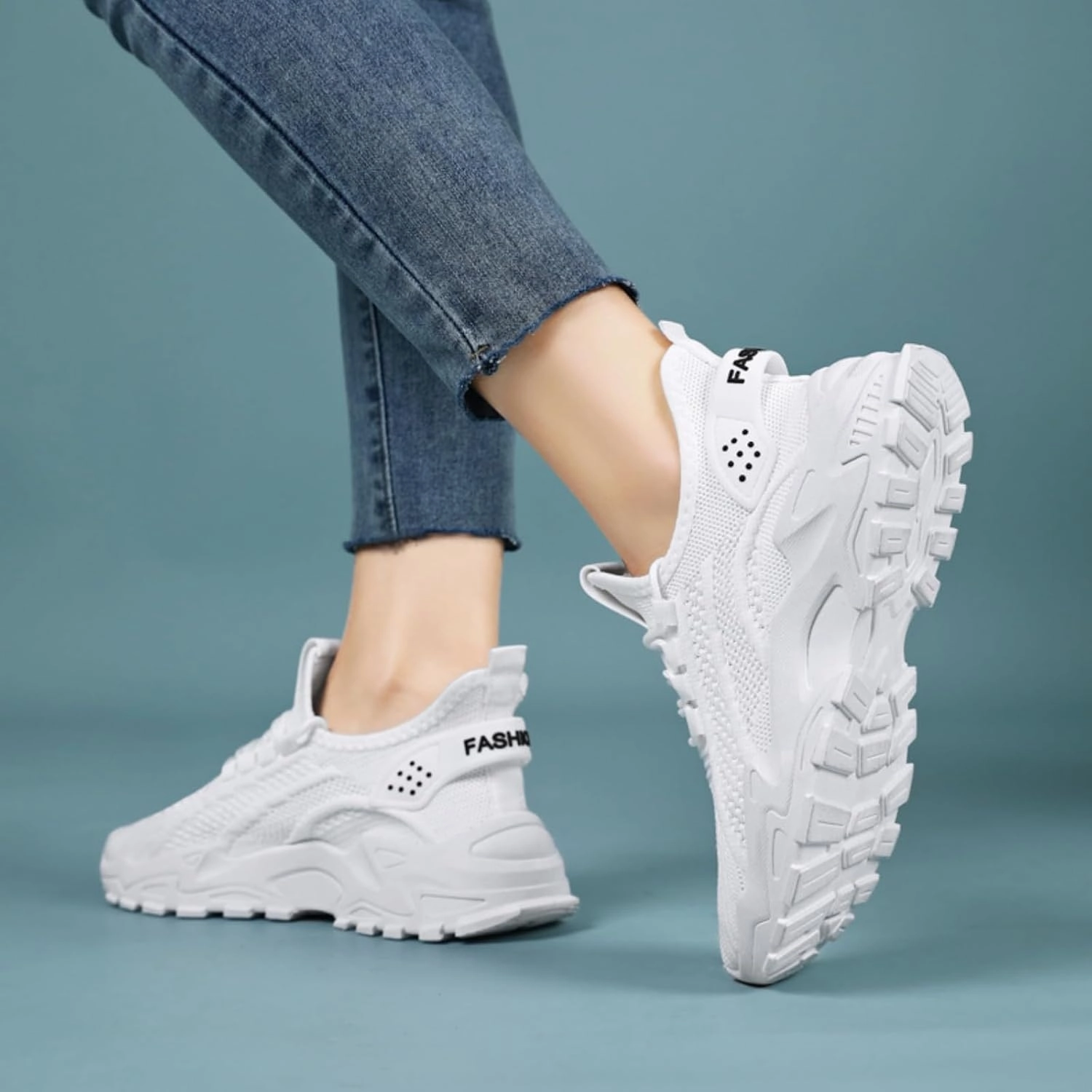 Royal Tennis Shoes Women's Orthopedic Slip On Walking Shoes Air Cushion Walking Shoes Comfort Loafers Wide Fit Breathable Mesh Sneakers Lightweight Soft Casual Sneaker Workout Work Shoe