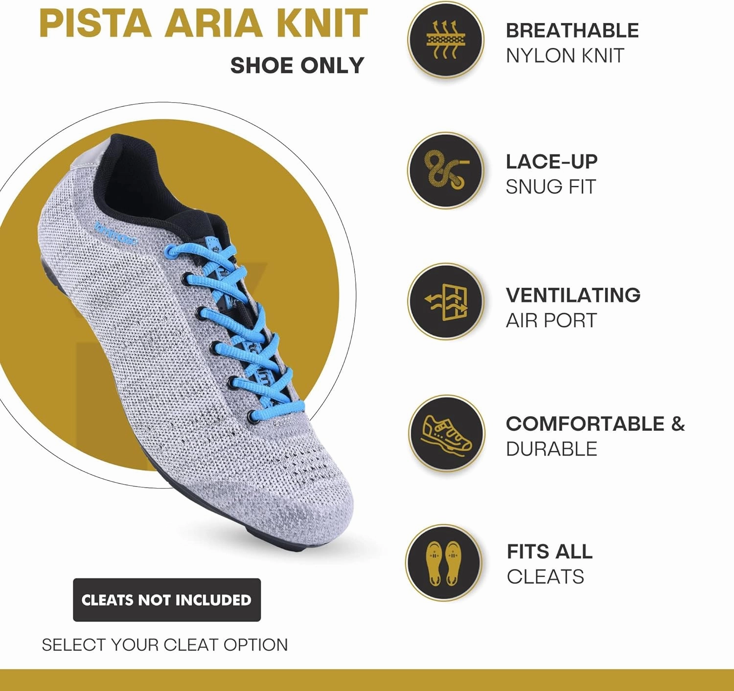 G Cycling Shoes Tommaso Pista SPD & Peloton Shoes for Women—2 in 1—Fit for Peloton, Road Bicycles & Most Indoor Bikes—Install Your Own Delta or SPD Cleats Essential Bike Accessories for Cyclebar & Soulcycle