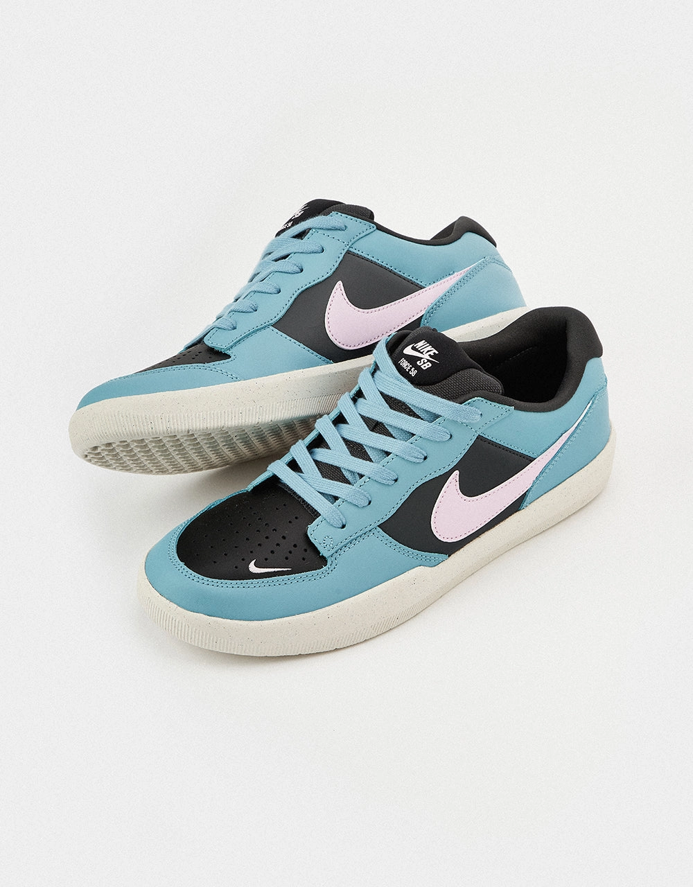 Nike SB Force 58 Premium Skate Shoes - Denim Turq/Pink Foam -Dk Smoke Grey Mix Match Nike Shoes
