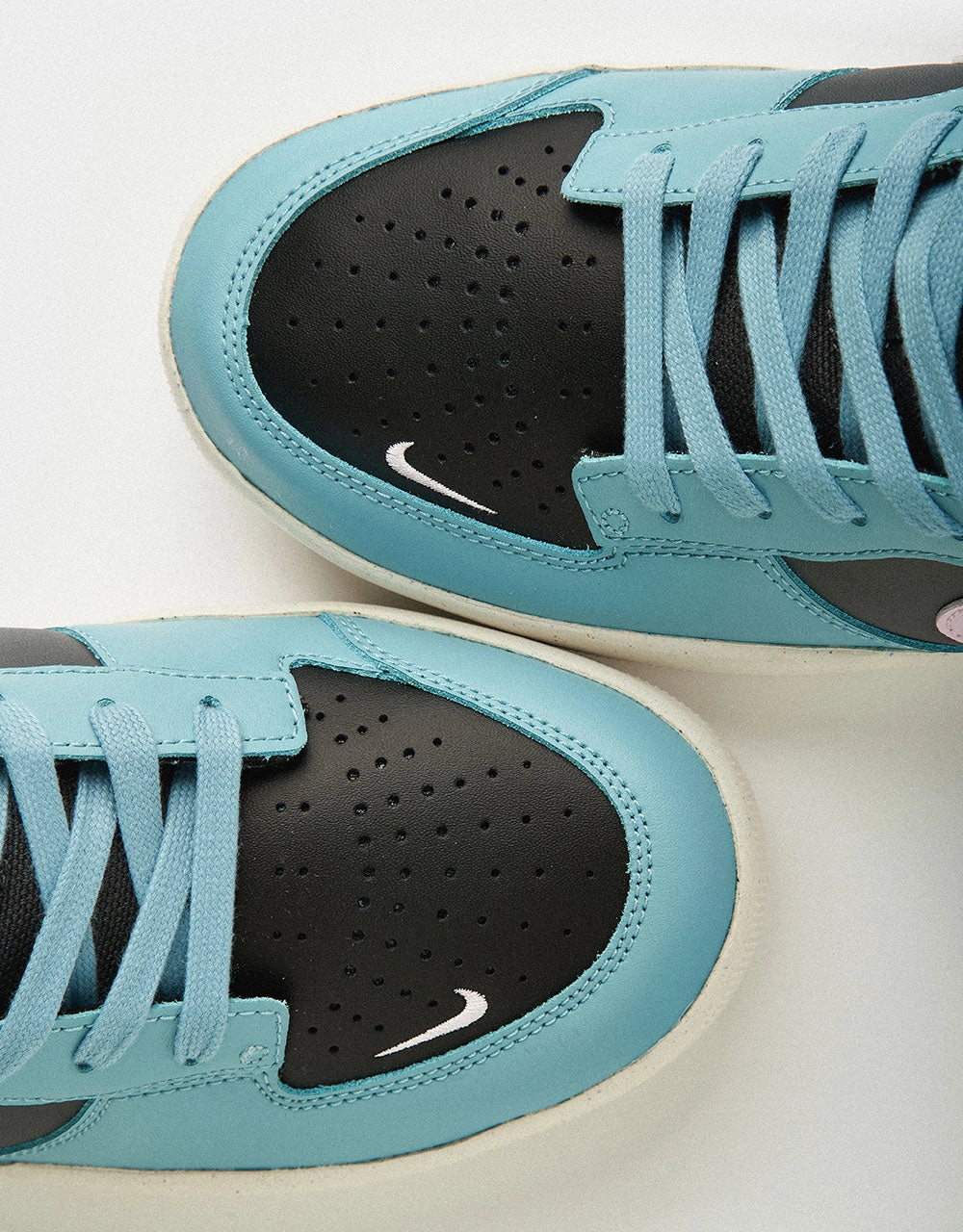 Nike Cortez Running Shoes Nike SB Force 58 Premium Skate Shoes - Denim Turq/Pink Foam -Dk Smoke Grey