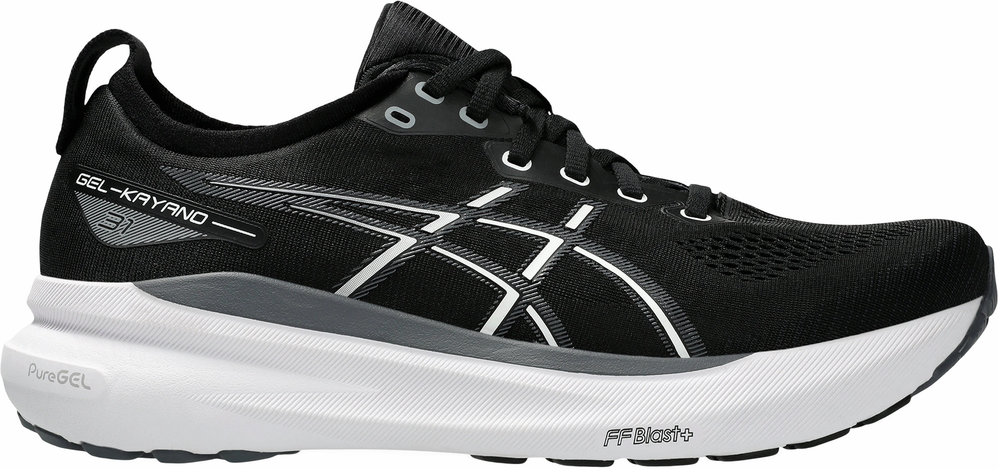 Asics 360 Shoes Asics Gel Kayano 31 WIDE FIT (2E) Mens Running Shoes - Black