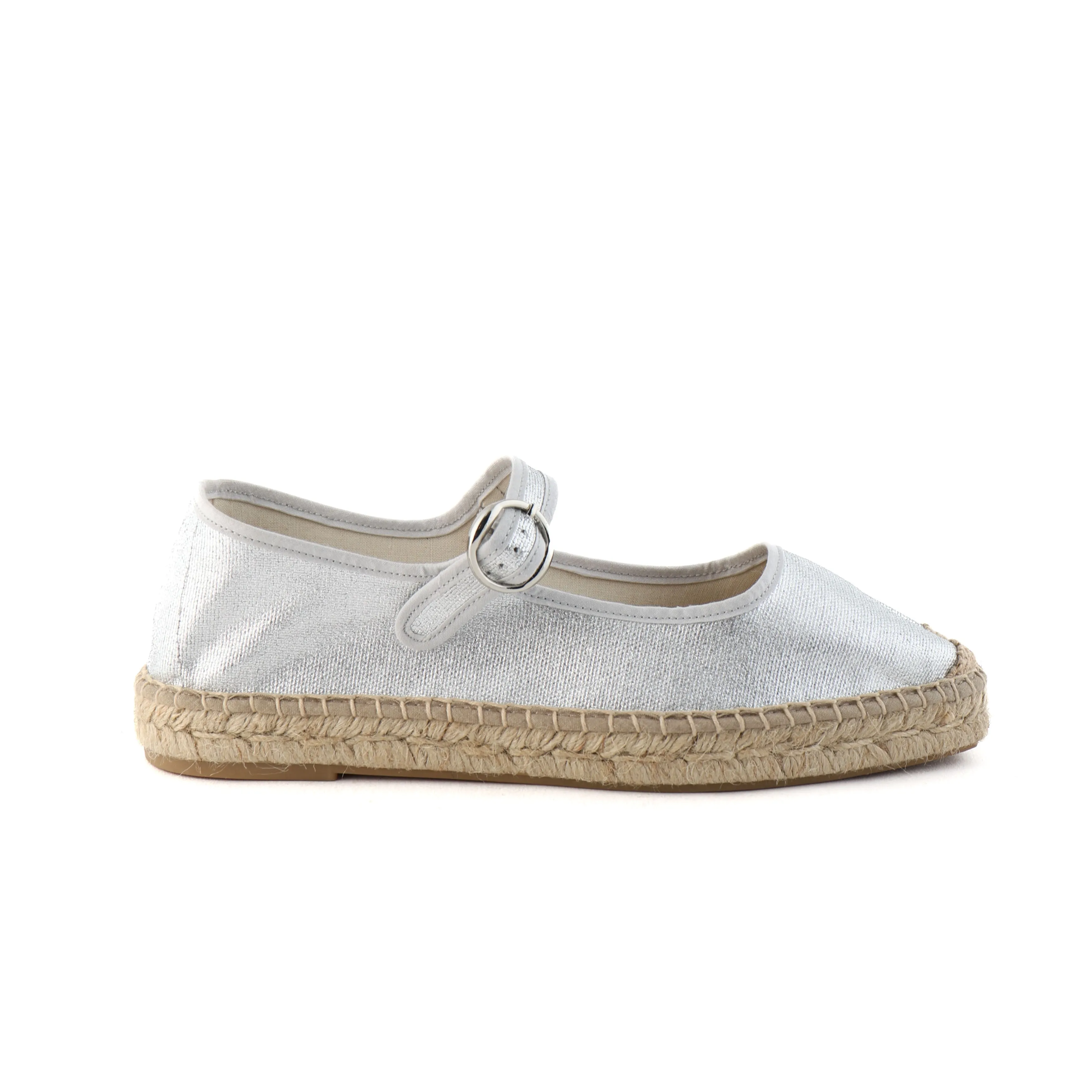 ROVER Silver Espadrille Coach