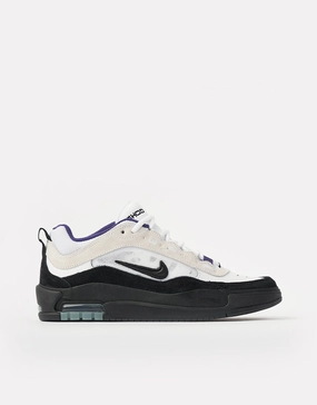Nike Shoes For Standing All Day Nike SB Air Max Ishod Skate Shoes - White/Black-Court Purple-Black