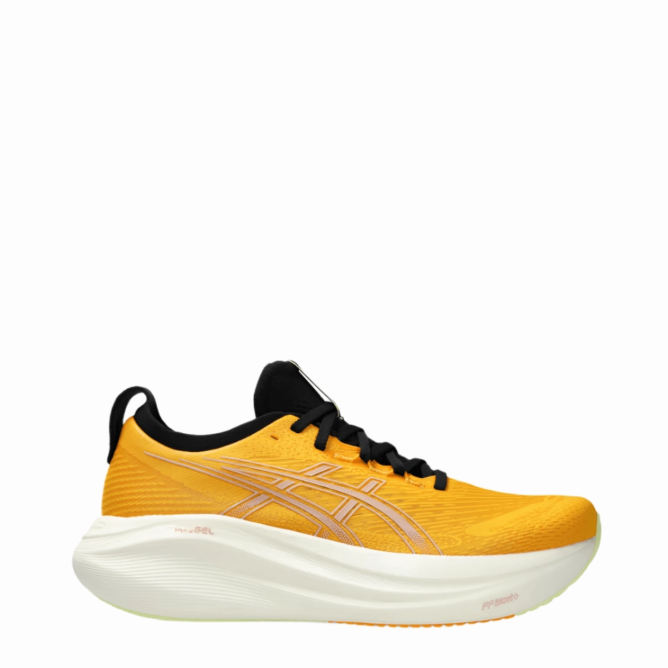 ASICS Men's GEL-NIMBUS 27 Running Shoes in Amber/Neutral Pink SS25 Asics Shoes New Model