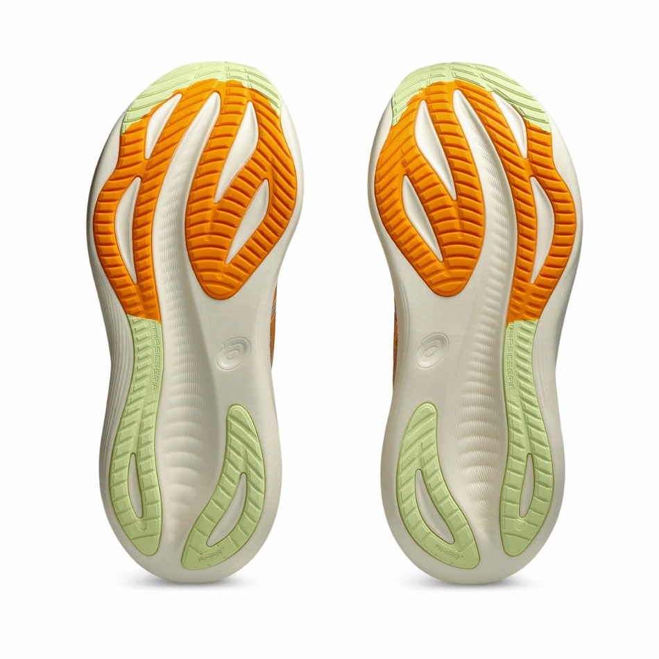 ASICS Men's GEL-NIMBUS 27 Running Shoes in Amber/Neutral Pink SS25 Asics Running Shoes Sales