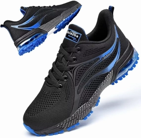 Badminton Shoes Gum Sole Womens Air Running Shoes Non Slip Tennis Walking Shoes Women Mesh Cushion Sneakers for Gym Workout Sports