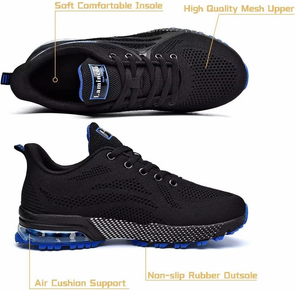 Best Badminton Shoe Womens Air Running Shoes Non Slip Tennis Walking Shoes Women Mesh Cushion Sneakers for Gym Workout Sports