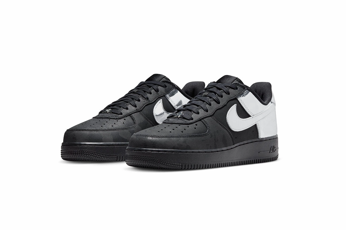 Nike Elite Basketball Shoes Nike Air Force 1 Retro Low - "All-Star" Black / Metallic Silver