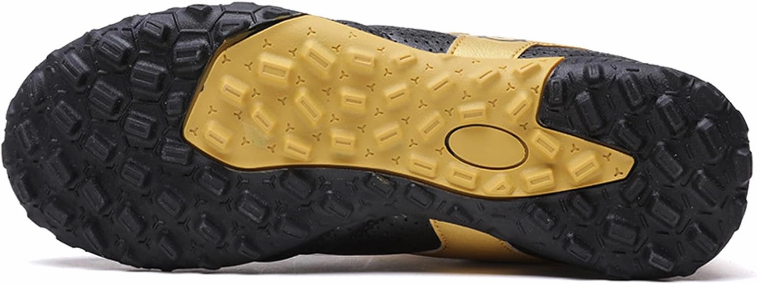 Eliogn Boys Girls AG/FG Soccer Shoes Outdoor Athletic Actual Combat Training Shoes Football Shoes for Kids (Little Kid/Big Kid) Purple High Top Soccer Cleats