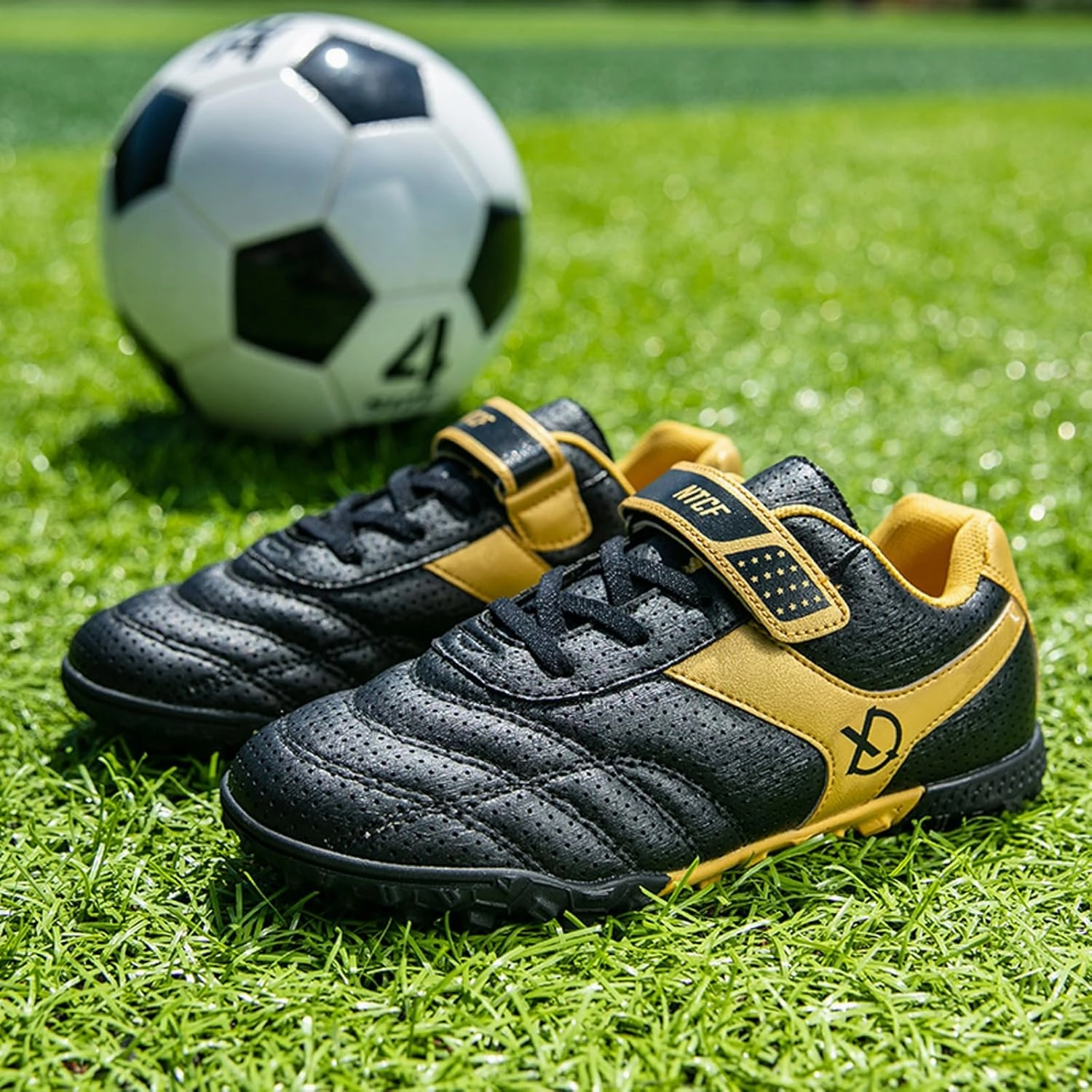 New Release Soccer Cleats Eliogn Boys Girls AG/FG Soccer Shoes Outdoor Athletic Actual Combat Training Shoes Football Shoes for Kids (Little Kid/Big Kid)