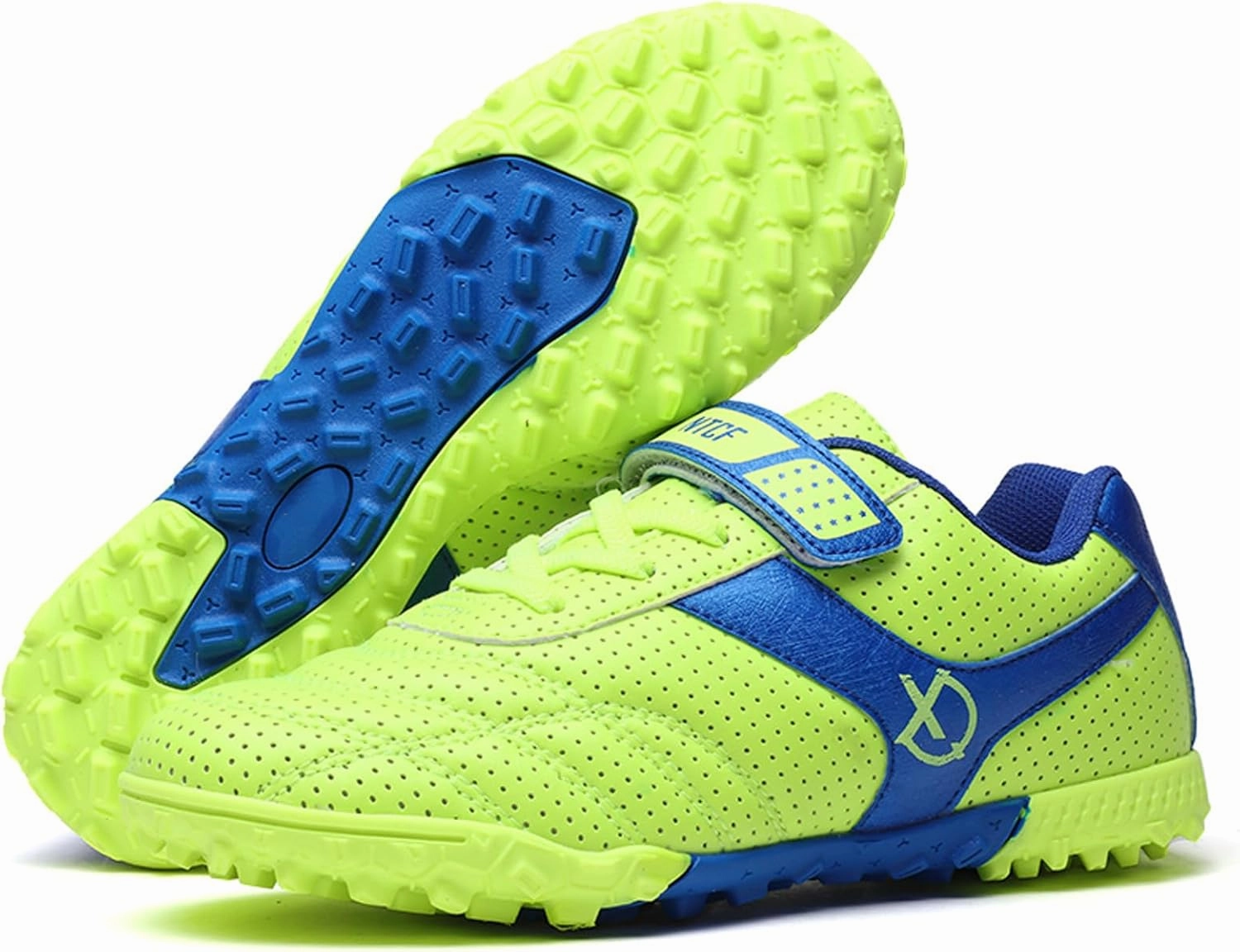 Eliogn Boys Girls AG/FG Soccer Shoes Outdoor Athletic Actual Combat Training Shoes Football Shoes for Kids (Little Kid/Big Kid) Do Soccer Cleats Stretch Out