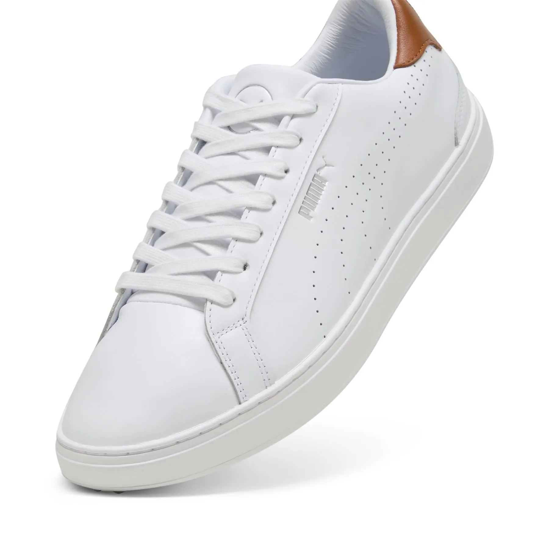 Golf Shoe Sales Clyde Golf Shoes Puma White/Ash Grey