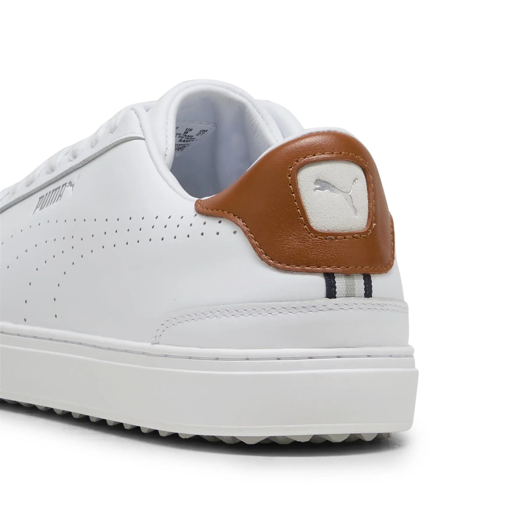 Spiked Or Spikeless Golf Clyde Golf Shoes Puma White/Ash Grey