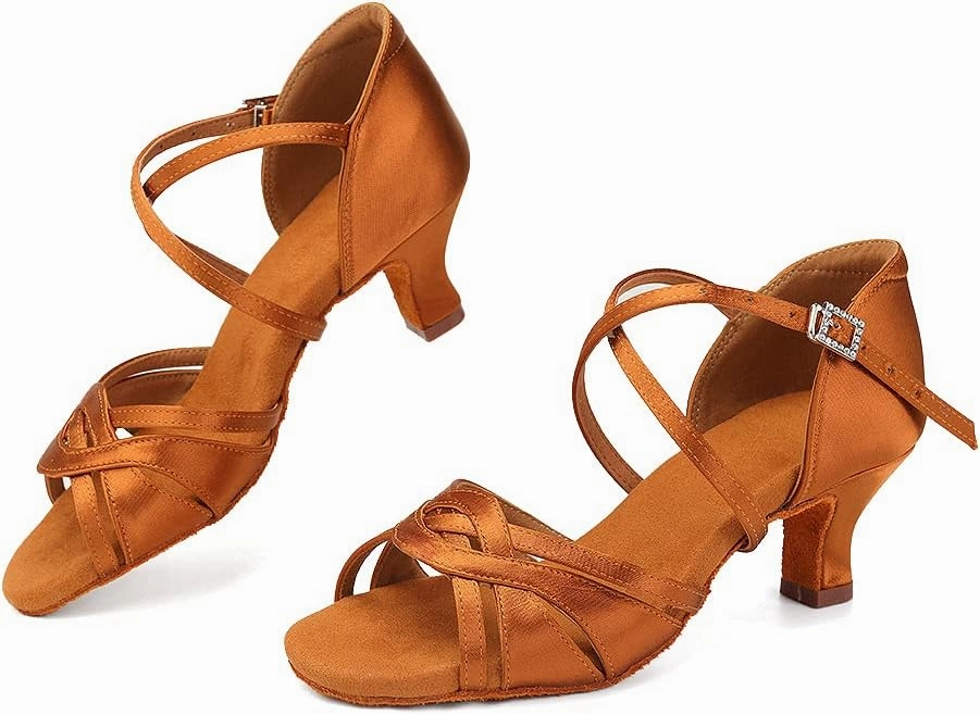 Best Training Shoes SWDZM Women Latin Ballroom Practice Dance Shoes Tango Salsa Professional Practice Dance Shoes