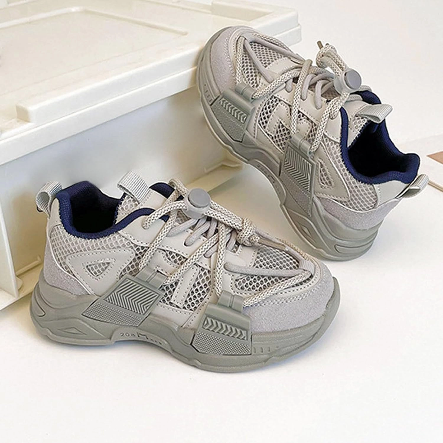 Toddler Boys Girls Sneakers Kids Lightweight Tennis Shoes Breathable Running Sport Athletic Sneakers Walking Shoes Cleats Soccer Cr7