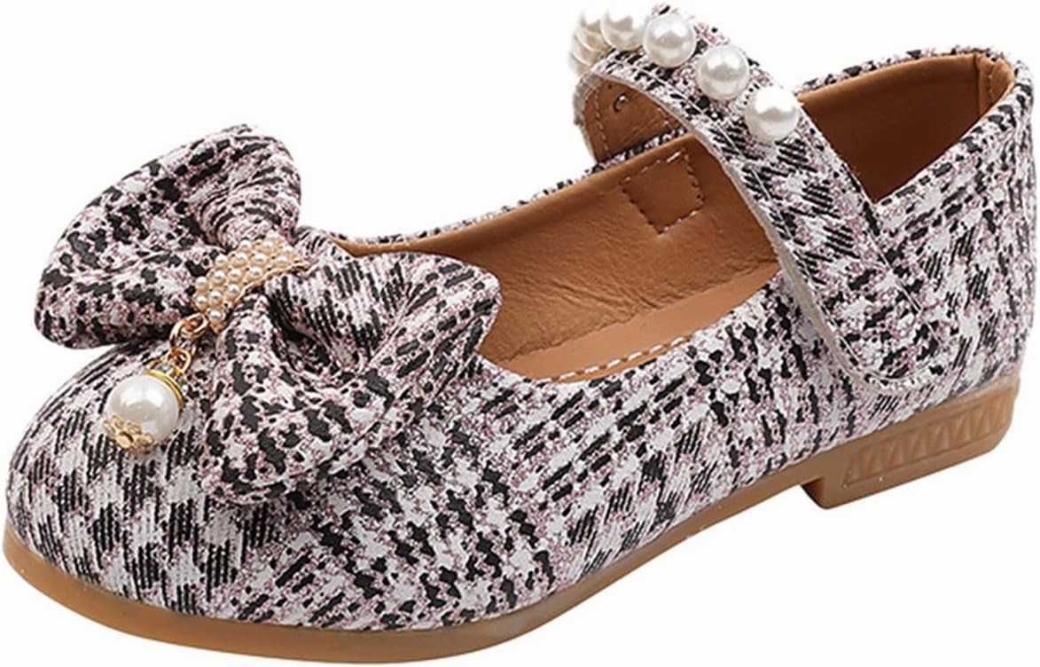 Wide Fitting Soccer Cleats Support Toddler Shoes Girls Princess Shoes Sandal Flower Bow Tie Shoes Hollow Flower Girls Slip on Sneakers