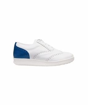 Golf Shoes Waterproof Spikeless ALL CLASSIC Golf Wingtip Spikeless Golf Shoes - Blue