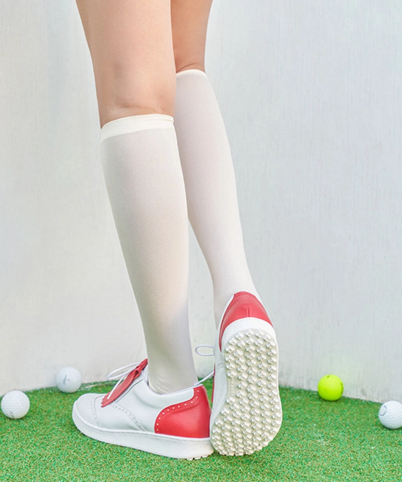 Tony Finau Golf Shoes ALL CLASSIC Golf Wingtip Spikeless Golf Shoes - Red