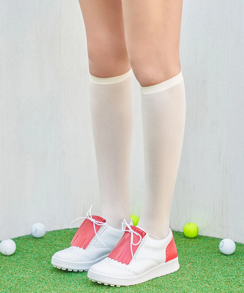 Golf Shoe Store ALL CLASSIC Golf Wingtip Spikeless Golf Shoes - Red