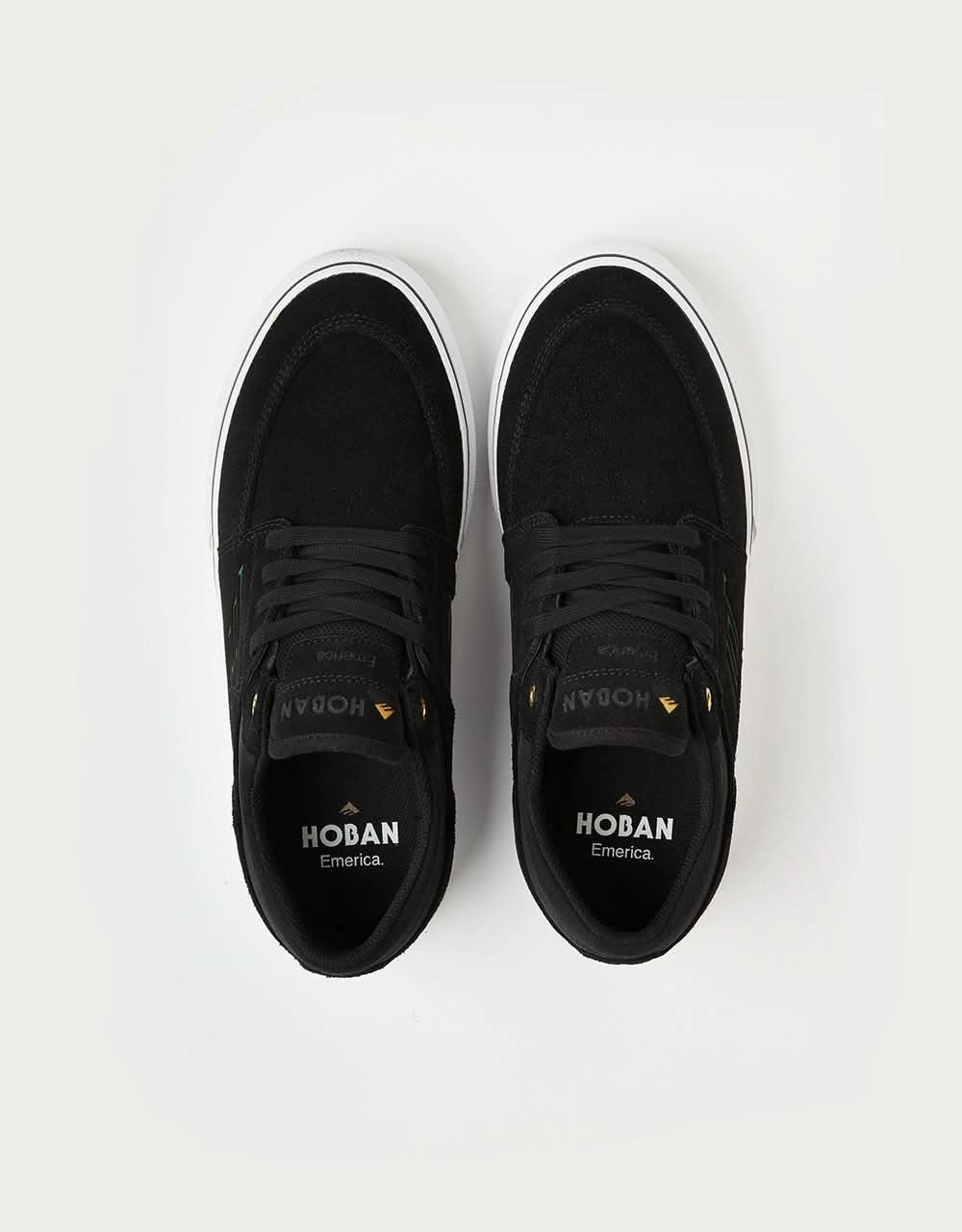 Skate Shoe Shop Emerica Hoban Skate Shoes - Black/White/Gold