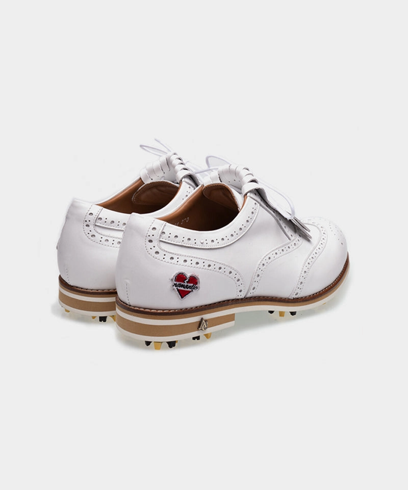 Sqairz Golf Shoes Reviews ALL CLASSIC Golf Nomantic Noble Wingtip Classic Golf Shoes - White