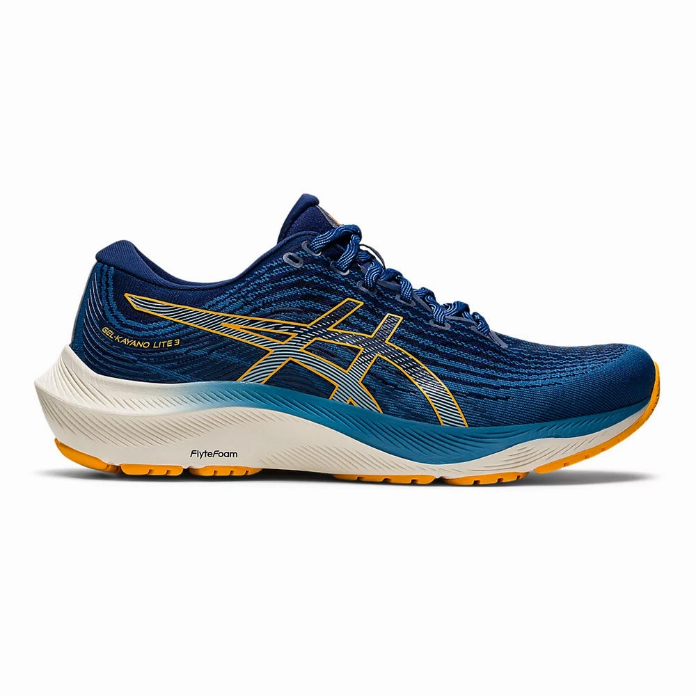 Men's Asics Gel-Kayano Lite 3, Azure/Amber, 9 D Medium Asics Price