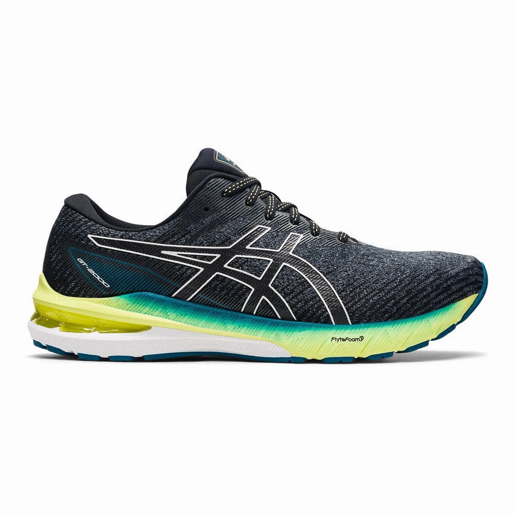 Men's Asics GT-2000 10, Metropolis/Graphite Grey, 11.5 D Medium Comparison Asics Running Shoes
