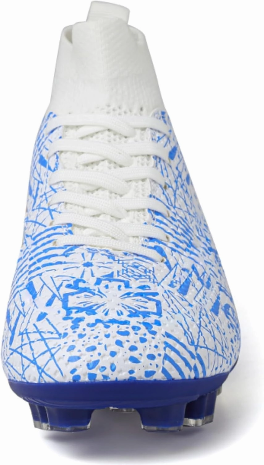 Most Comfortable Soccer Cleats For Youth RDGO Boys Girls Soccer Cleats Lace Up Cleats(Little Kid/Big Kid)/AG