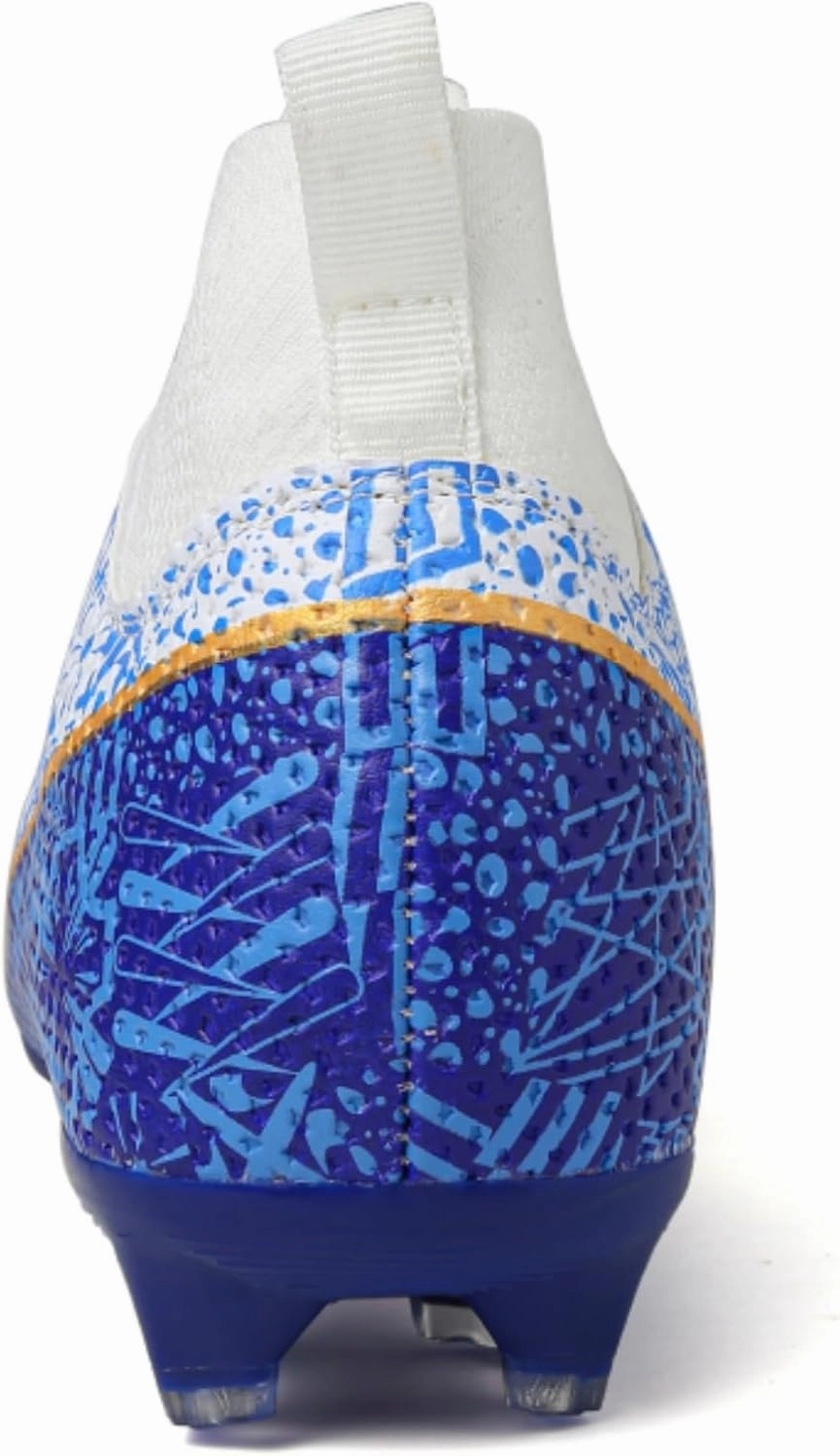 RDGO Boys Girls Soccer Cleats Lace Up Cleats(Little Kid/Big Kid)/AG Metal Stud Soccer Cleats