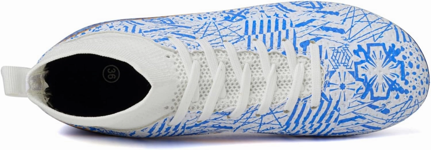 RDGO Boys Girls Soccer Cleats Lace Up Cleats(Little Kid/Big Kid)/AG Zoom Mercurial Vapor Turf Soccer Cleat