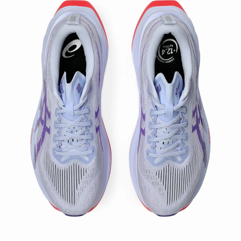 ASICS Unisex Superblast 2 Running Shoes in Blue Fade/Edo Purple AW25 Asics Gel Series Shoes