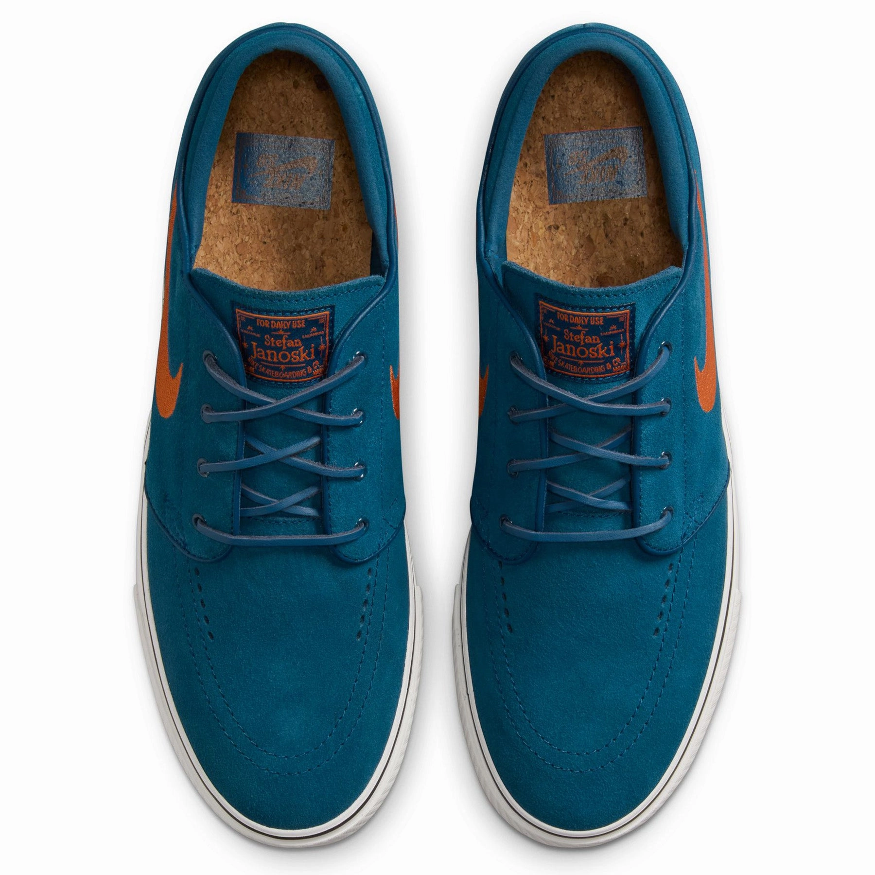 Nike Basketball Shoes Neon Nike SB Janoski OG  Blue Slate/Campfire Orange