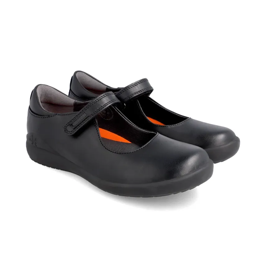 Mary Jane Shoes Synonym Biomecanics Girls School Shoe 181120-A Black Leather