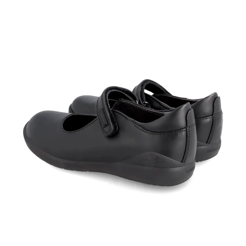 New Look Mary Jane Court Shoes Biomecanics Girls School Shoe 181120-A Black Leather